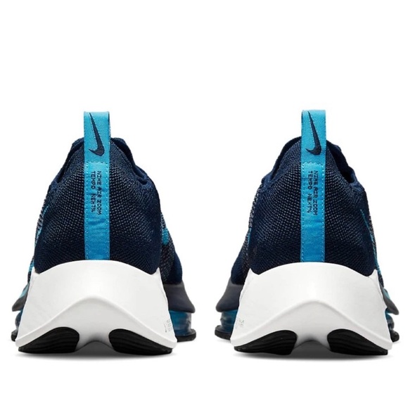 Nike Air Zoom Tempo NEXT% Flyknit Men’s 11 CI9923-401 Blue Running Shoes - Picture 3 of 8